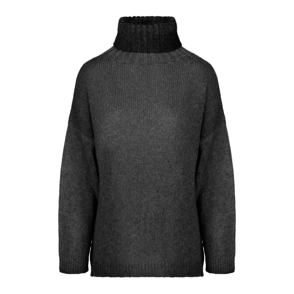 BomBoogie Gezellige Mohair Blend Sweater Black Dames