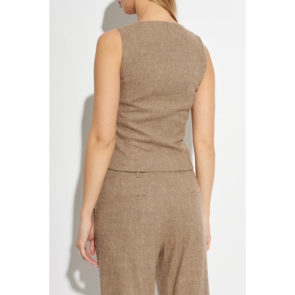 Rag & Bone Wollen Vest Mariana Beige Dames