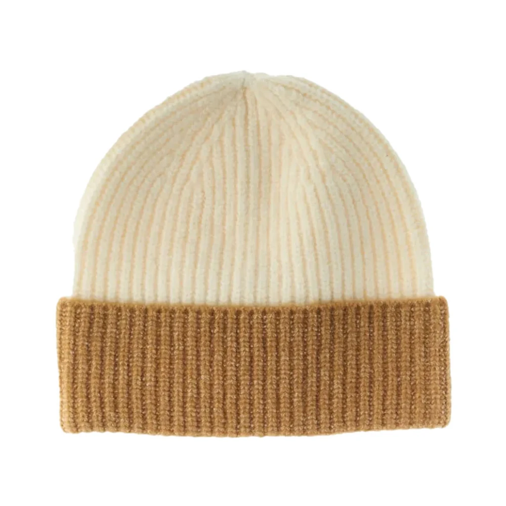 Pennyblack Färgblock Beanie Mössa Beige, Dam