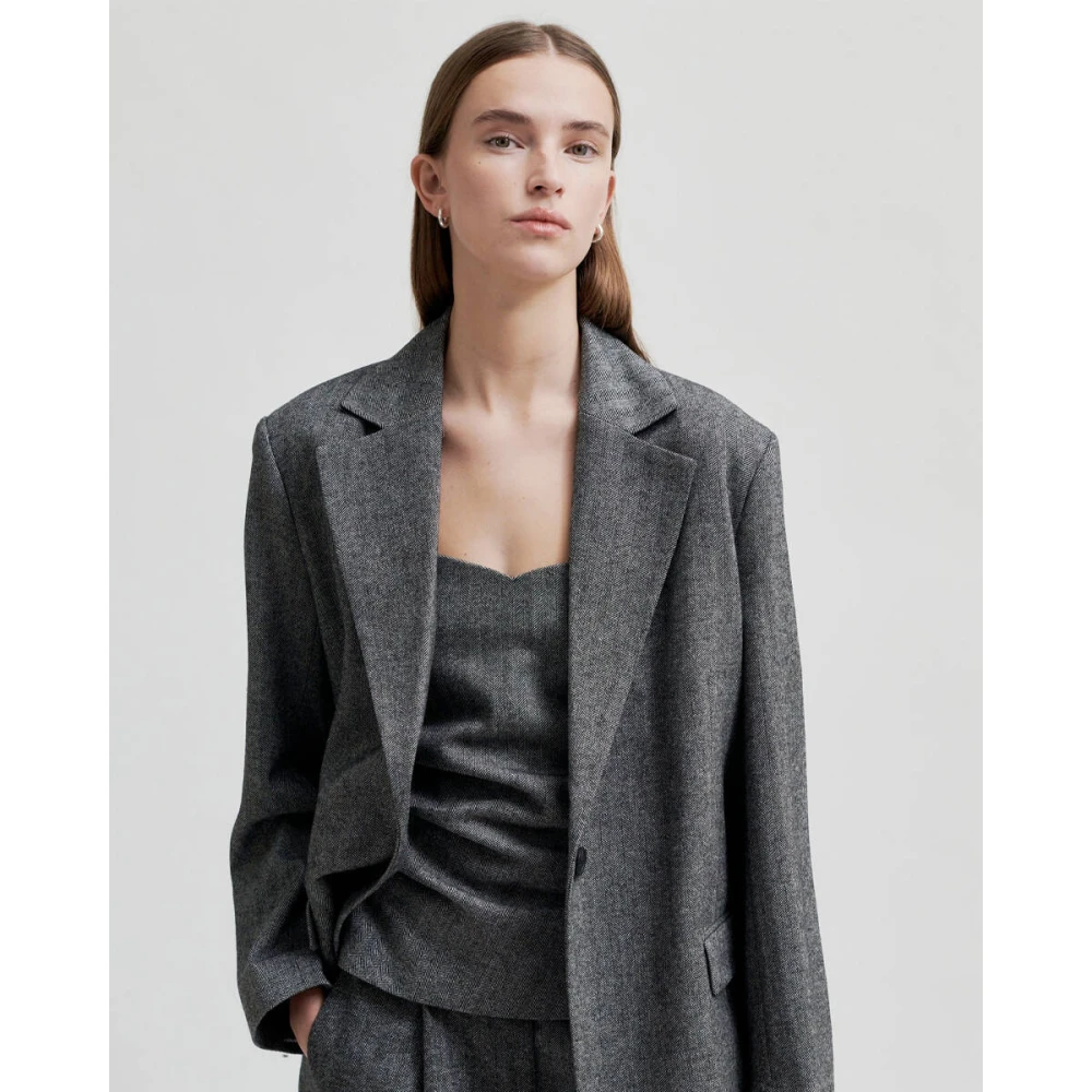 Second Female Waleria Blazer Second Dames Gray Dames