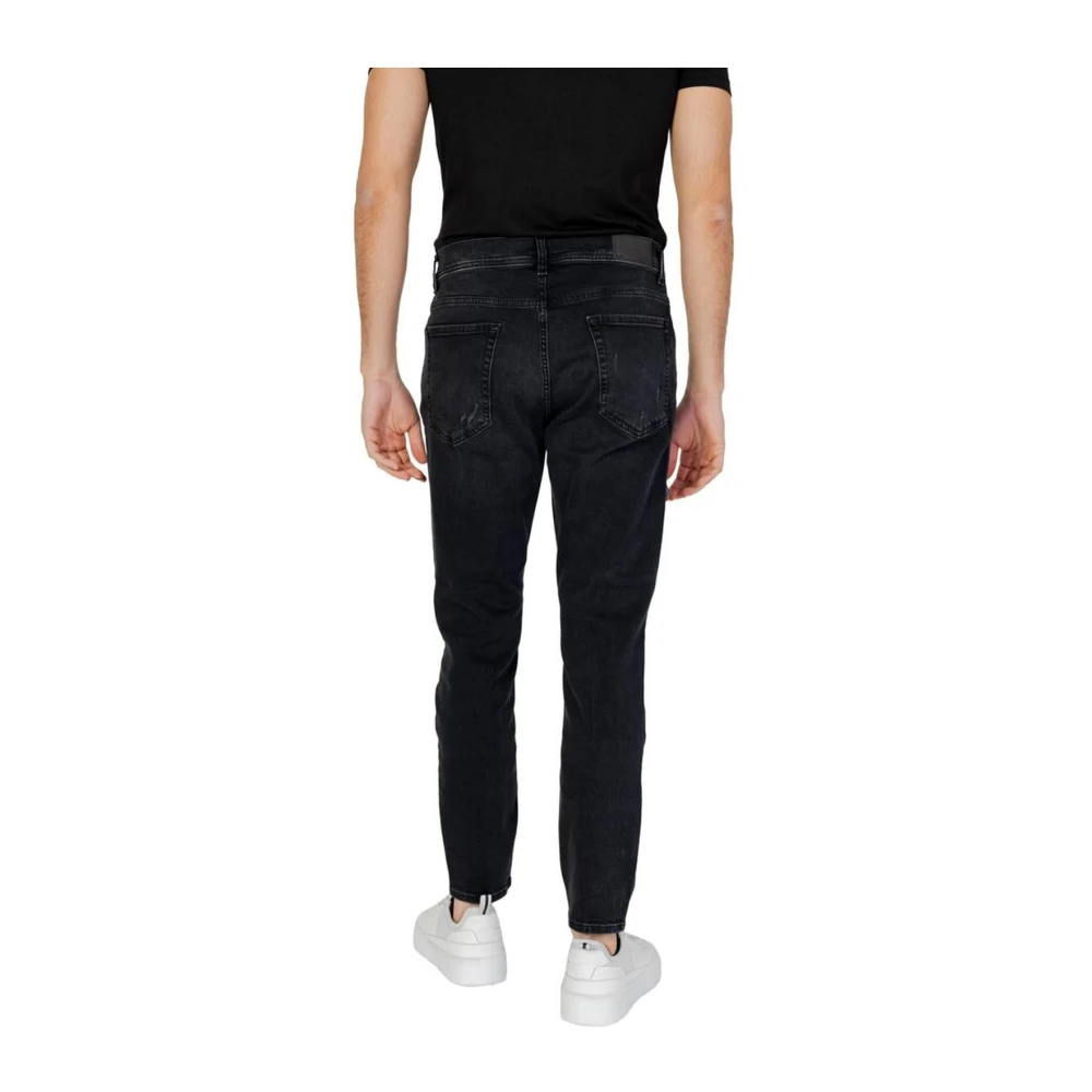 Antony Morato Skinny katoenen jeans met elastaan Black Heren