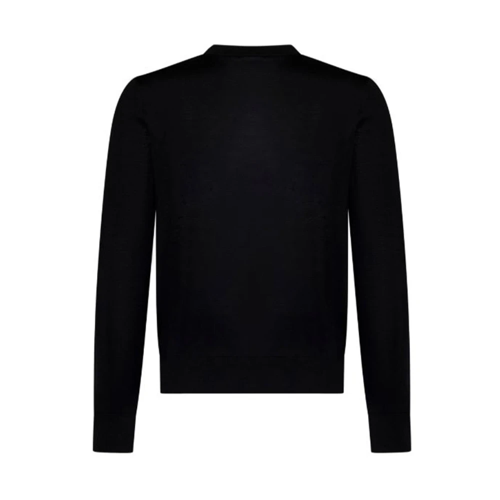 Dsquared2 Men's Blue Round-Neck Knitwear,, Stylish Jumpers For A Trendy Look Medium