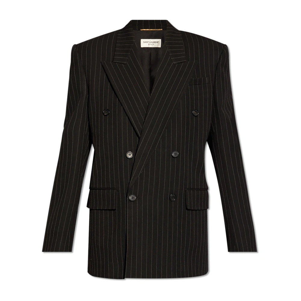 Saint Laurent Wollen blazer Black Dames