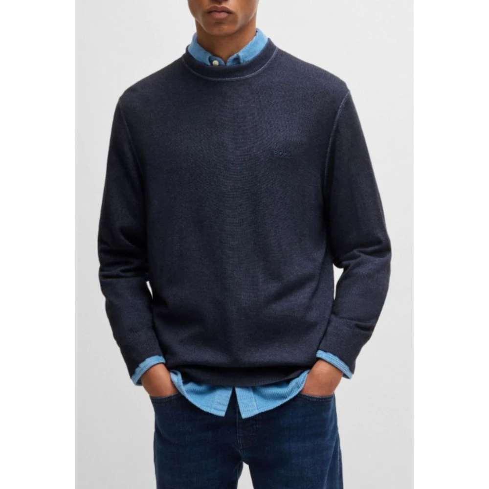 Hugo Boss Heren Trui Astefano Blue Heren