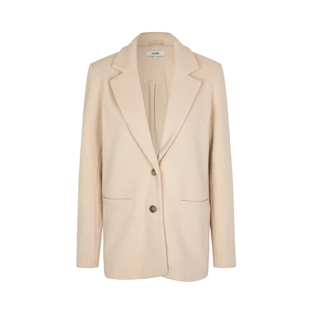 MbyM Beige wollen blazer Ballard Beige Dames