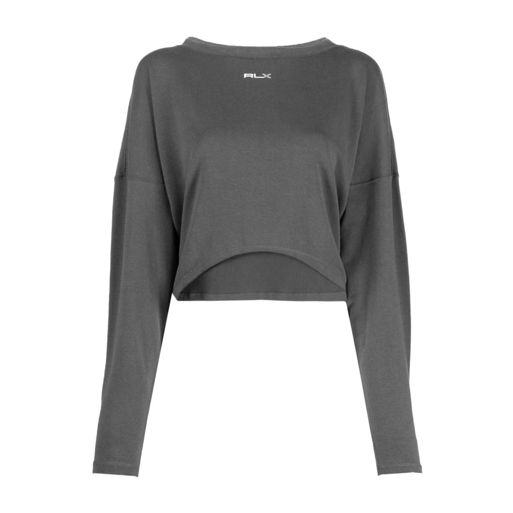 Ralph Lauren Long Sleeve Sweatshirt Gray Dames