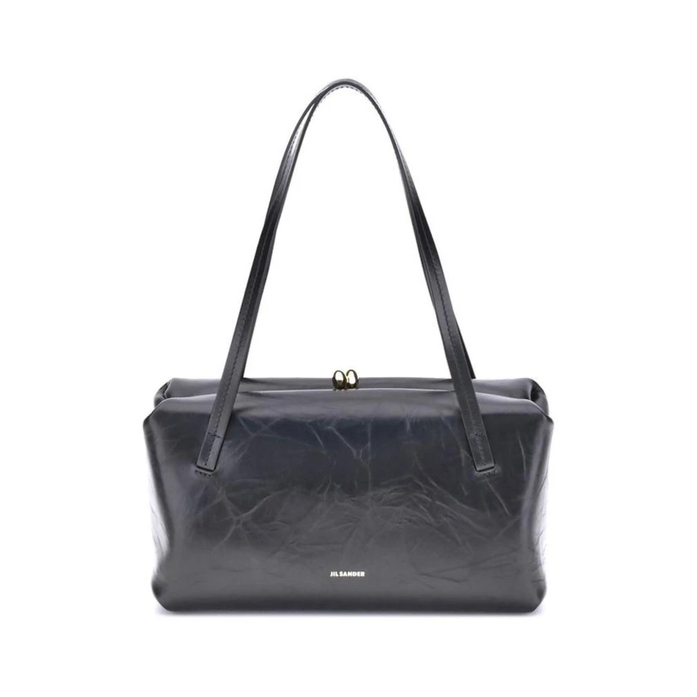 Jil Sander Women's Black Shoulder Bags, One Size, Goji Frame Bag