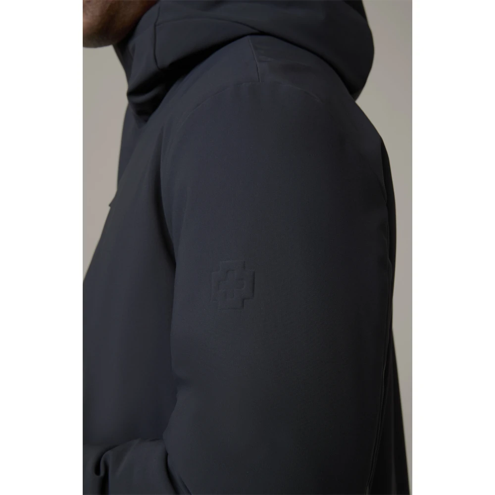 Strellson Winterjas met capuchon en verborgen sluiting Blue Heren