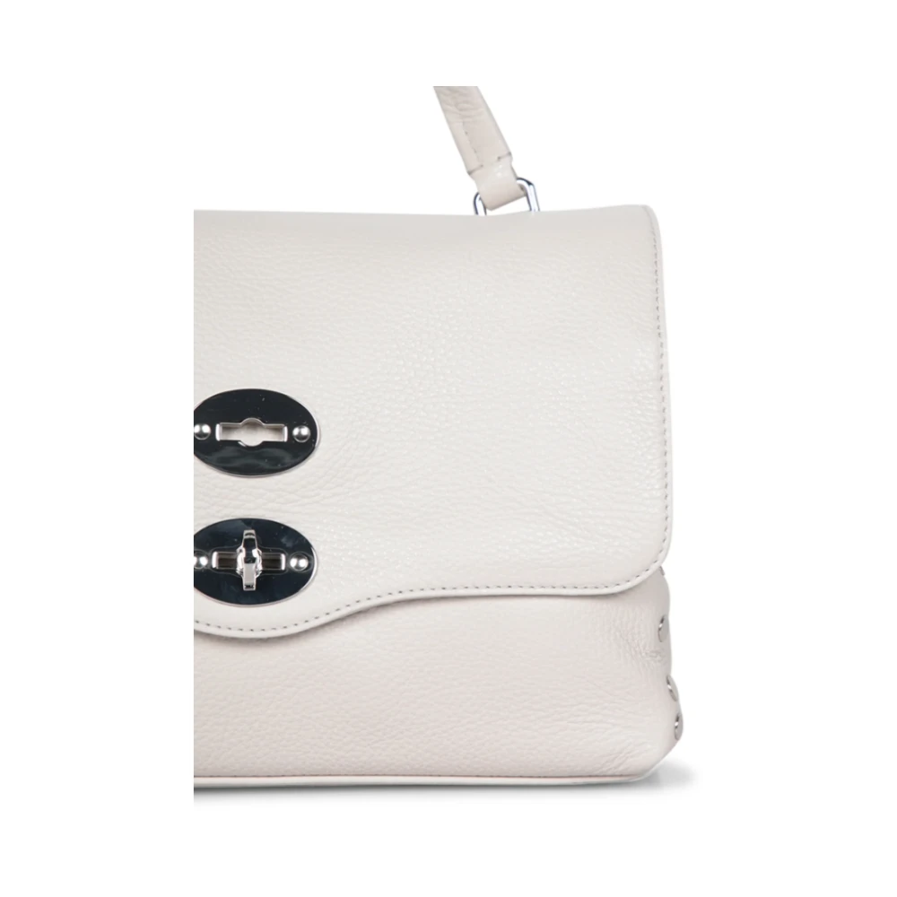 Zanellato Grijze leren handtas Elegant en veelzijdig Gray Dames