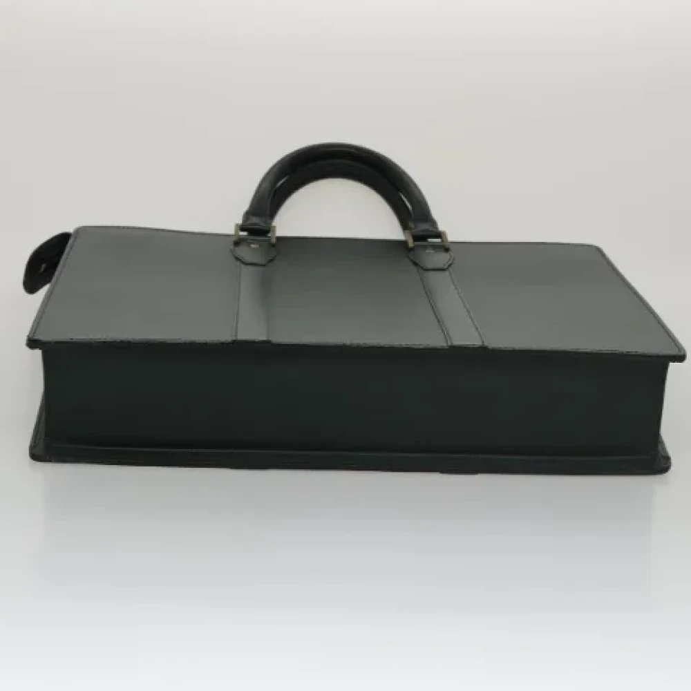 Louis Vuitton Vintage Pre-owned Leather briefcases Green Dames
