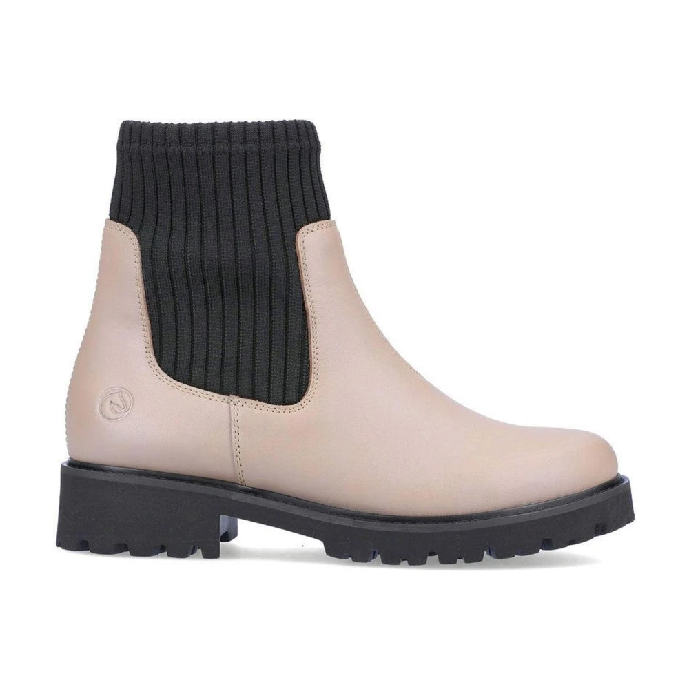 Remonte Women's Beige Ankle Boots, 3 Uk, Casual Closed Booties
