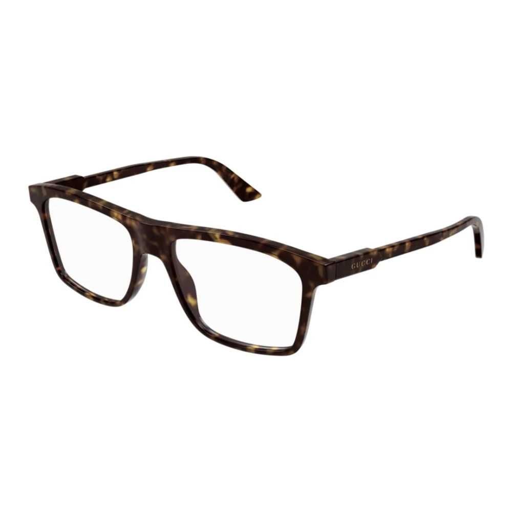 Gucci Unisex Brown Squared Optical Frame - Glasses - 55 Mm - Accessories