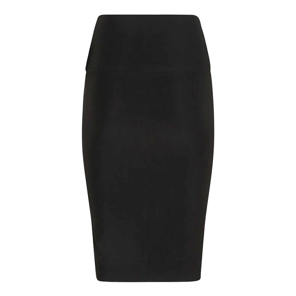 Norma Kamali Zwarte Spandex Rok Gemaakt in China Black Dames