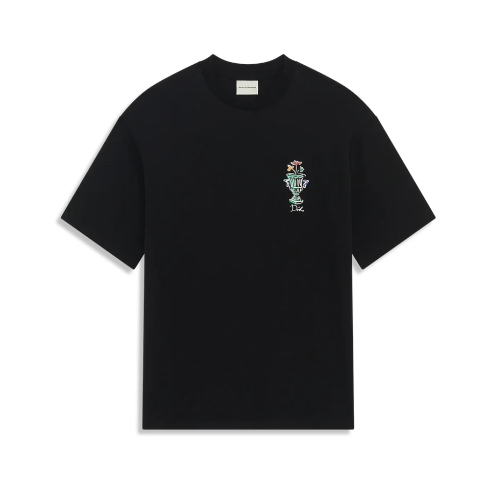 Drole de Monsieur T-Shirt Vaas Black Heren