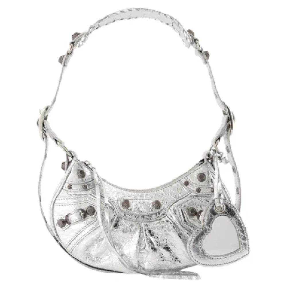 Balenciaga Leather crossbody-bags Gray Dames