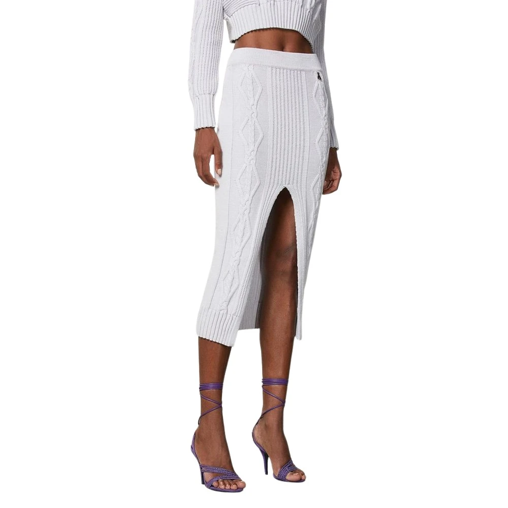 Patrizia Pepe Donna Bianco Eldorado Skirt