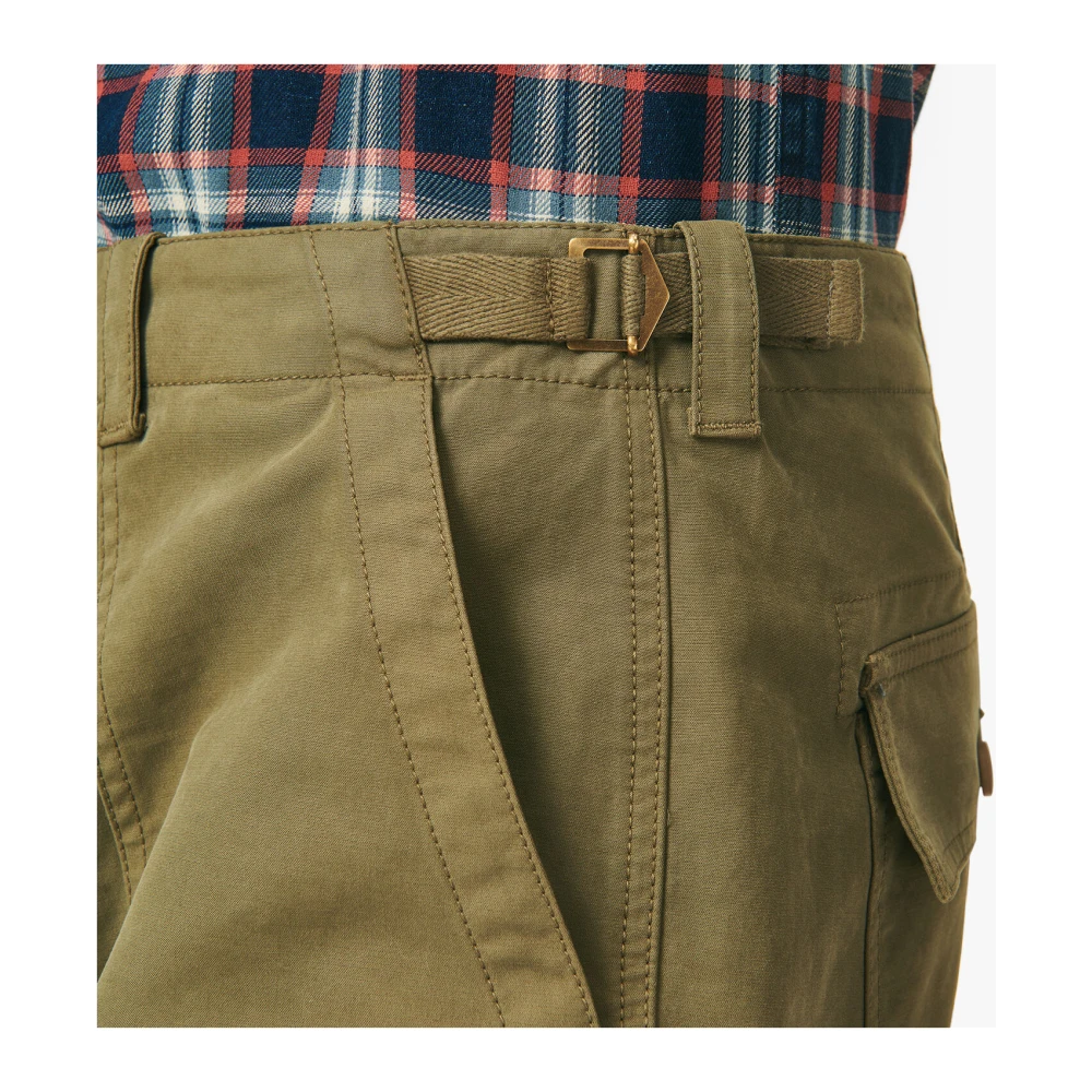 Brooks Brothers Slim Fit Utility Broek Green Heren