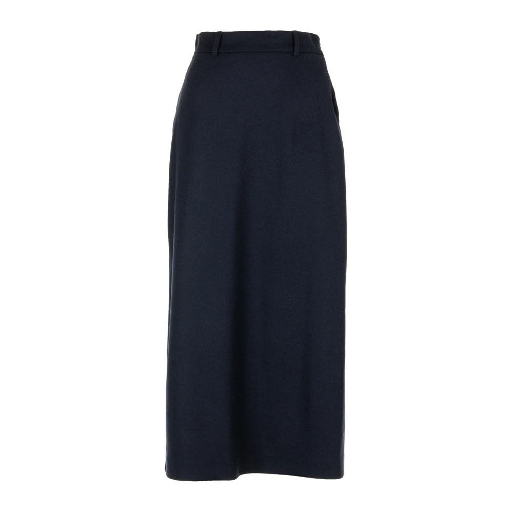 NIU Blauwe Longhette Rok Blue Dames