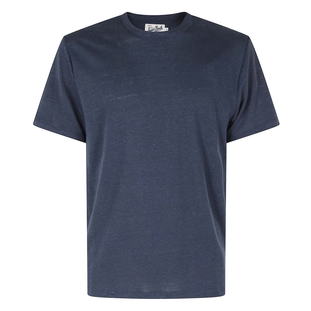 Mc2 Saint Barth Blue T-Shirts, Male, L, T-Shirts