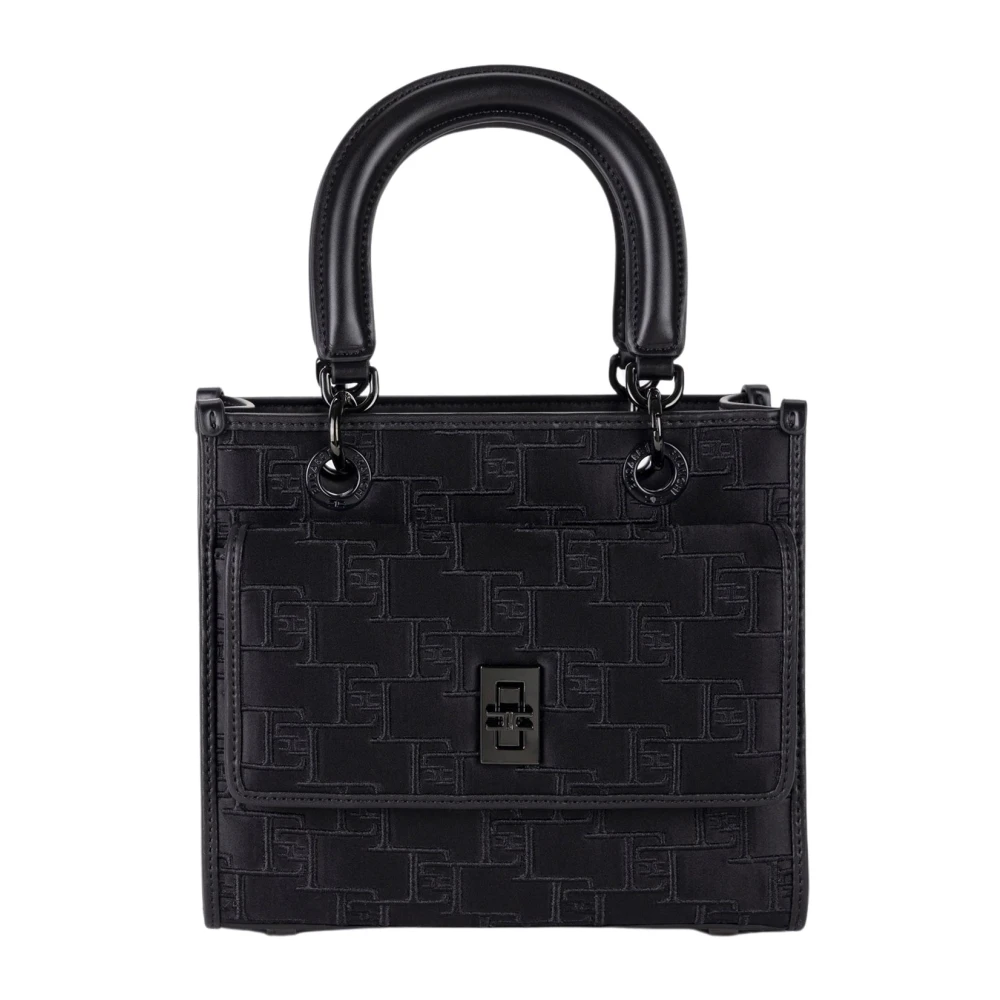 Elisabetta Franchi Stijlvolle Borsa Tas voor Vrouwen Black Dames