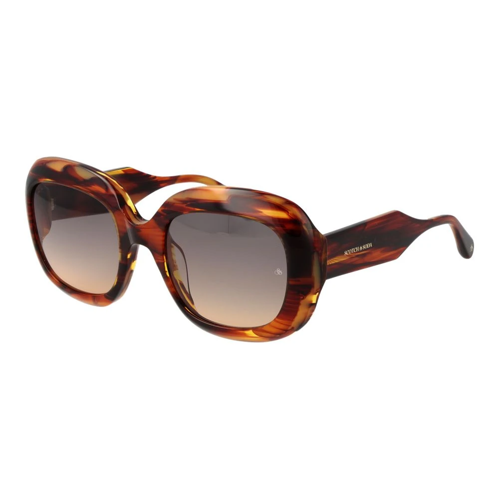 Scotch & Soda Women's Brown Sunglasses, One Size, Butterfly Gradient Sunglasses