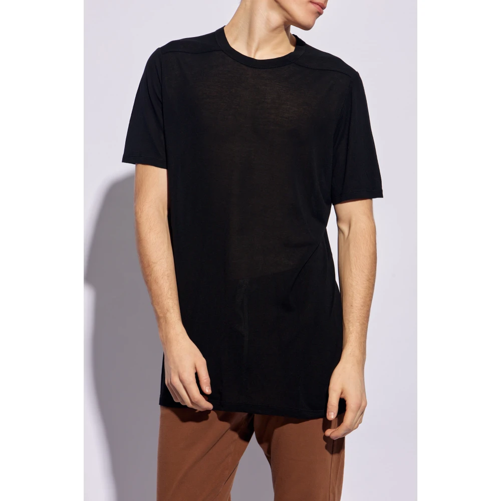 Rick Owens Level T-shirt Black Heren