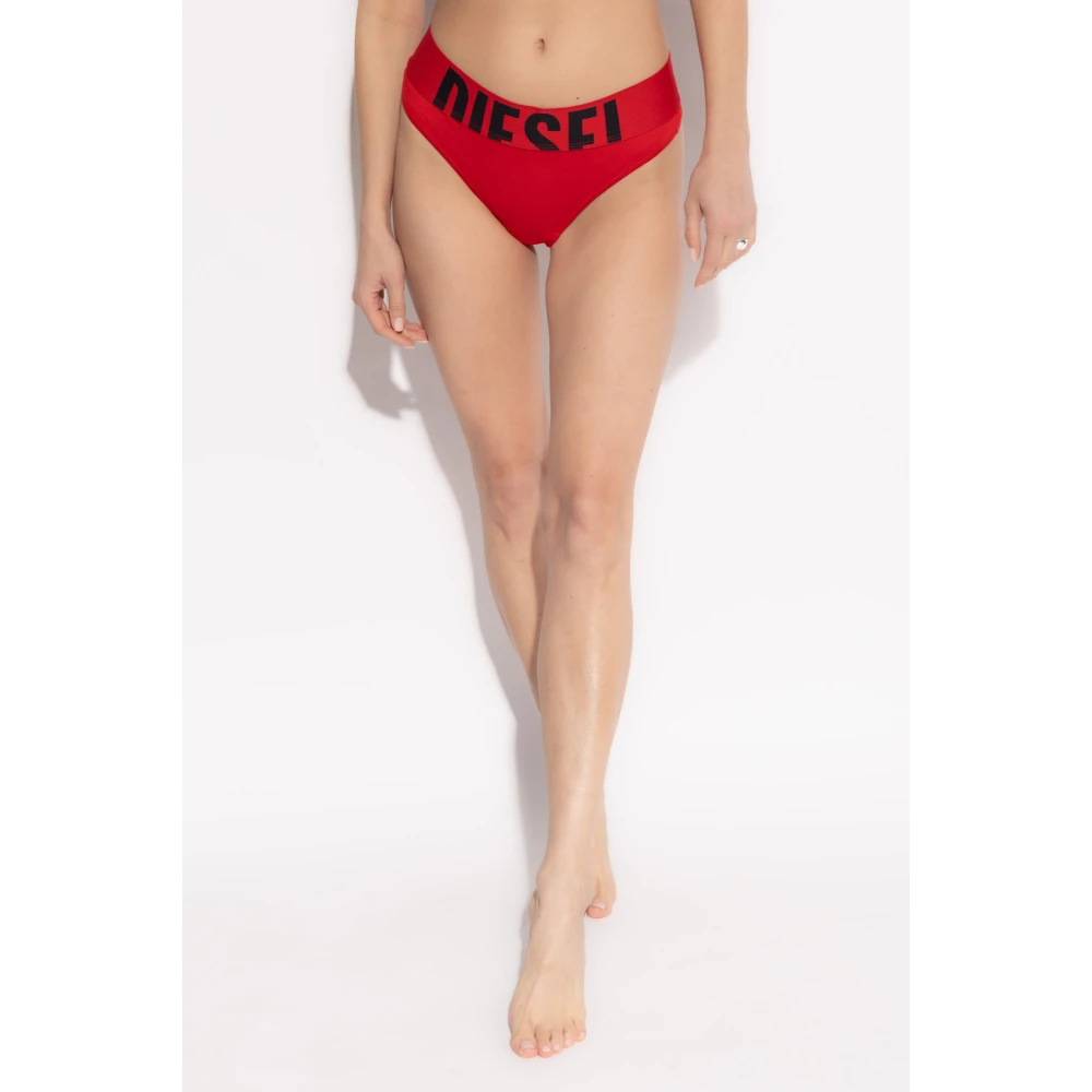 Diesel Driepak slips met logo Multicolor Dames