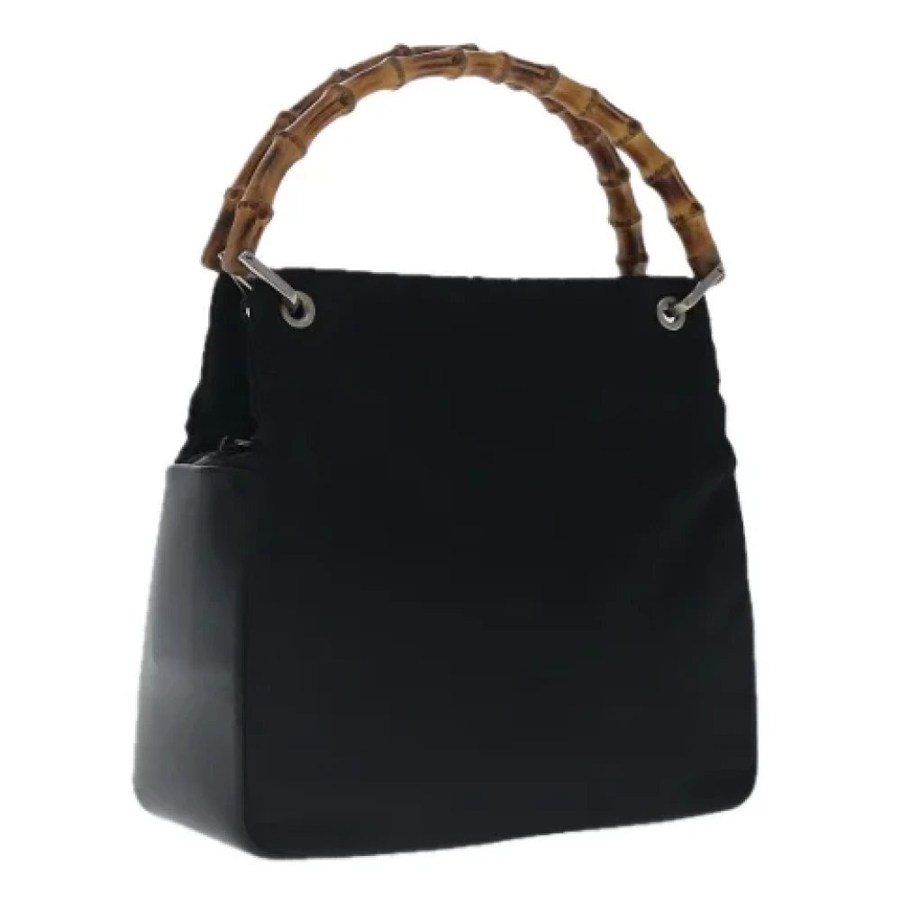 Gucci Vintage Pre-owned Leather handbags Black Dames