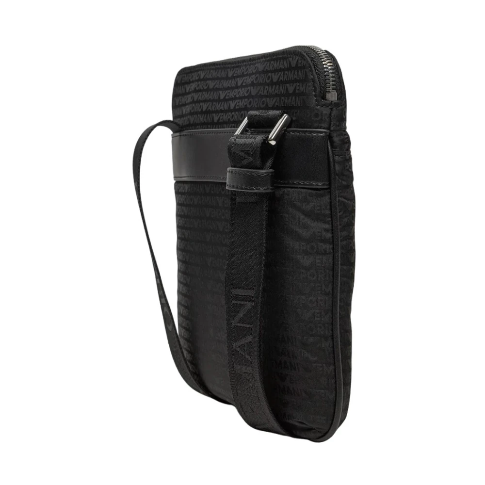Emporio Armani Stijlvolle Crossbody Tas Black Heren