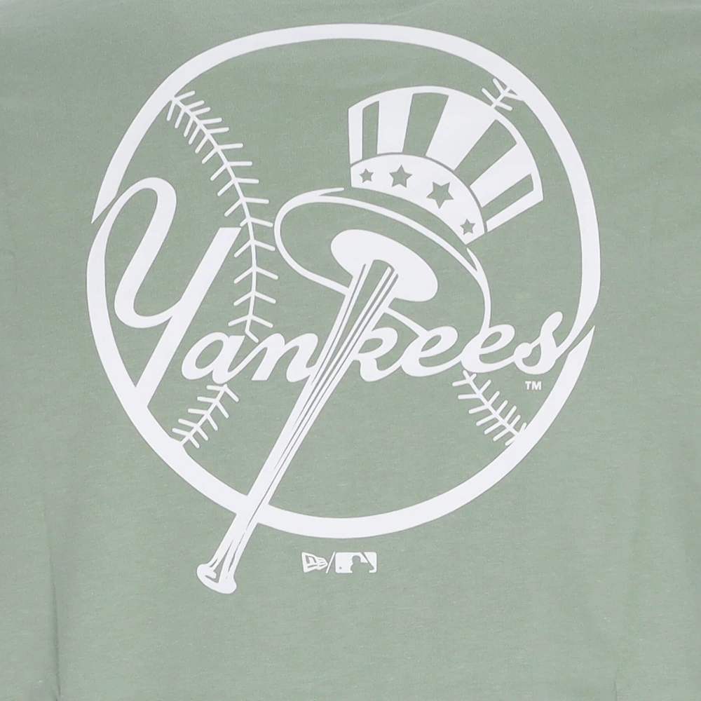 new era NY Yankees Logo Groene Tee Green Heren