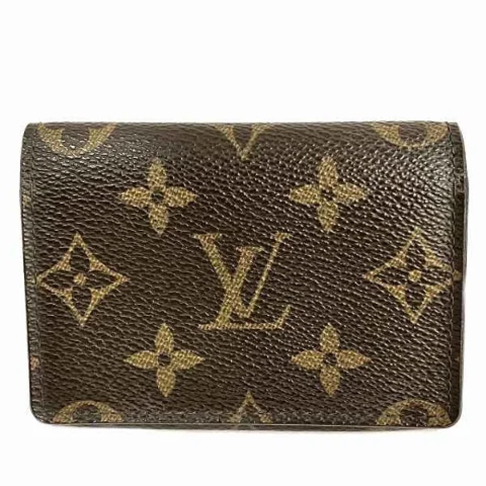 Louis Vuitton Vintage Pre-owned Canvas wallets Brown Heren