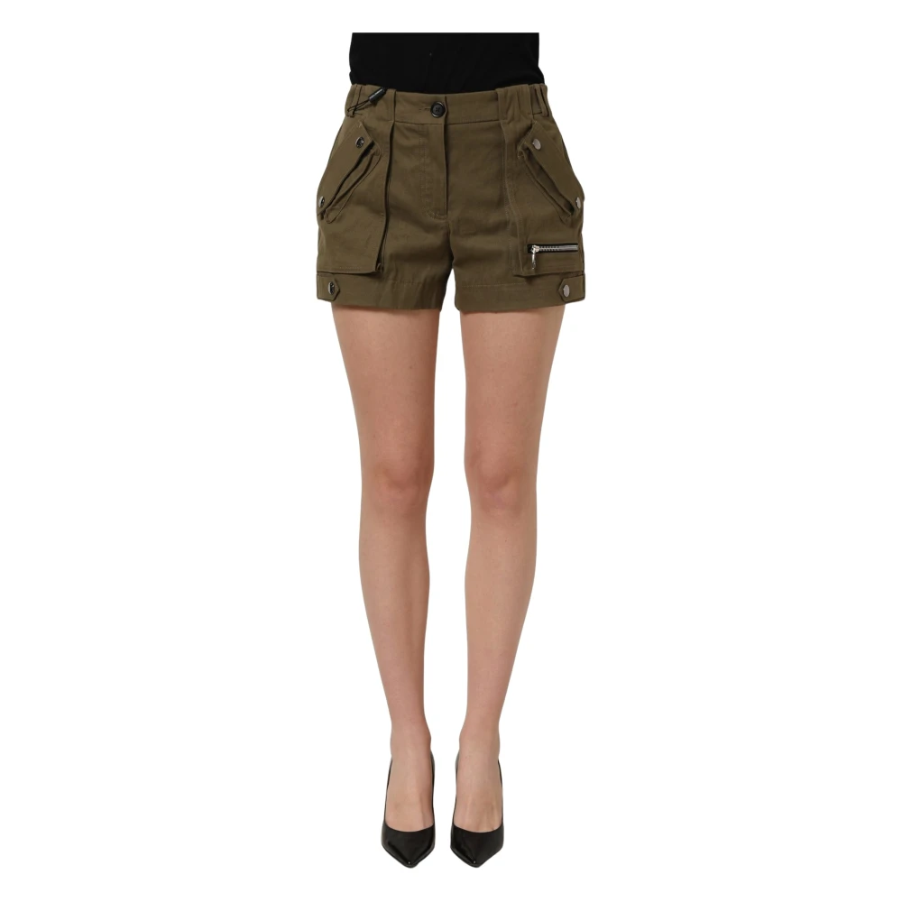 Dolce & Gabbana , Casual Shorts, Female, Green, S, Hot Trousers