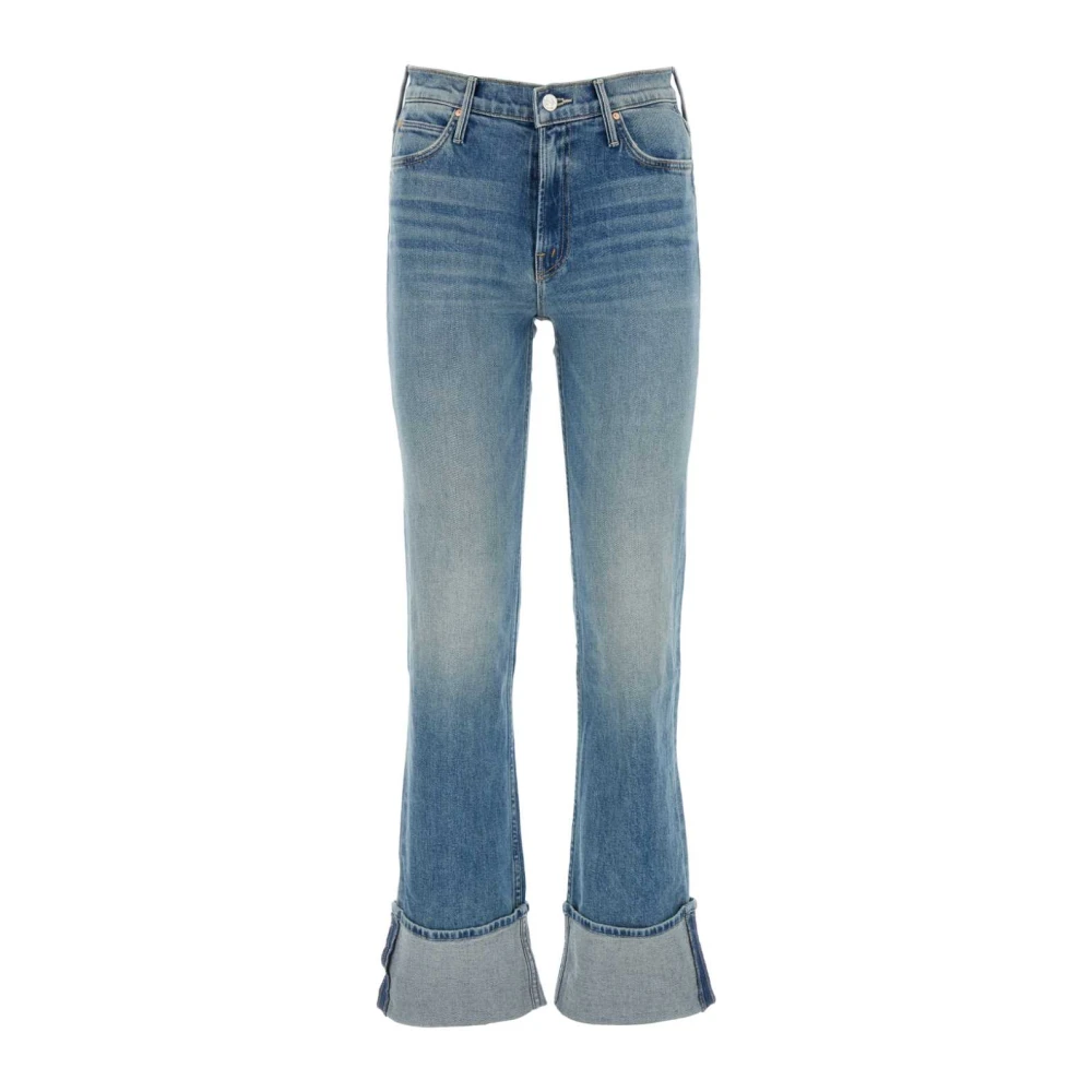 Mother Flared Cuffs Jeans Blue Dames