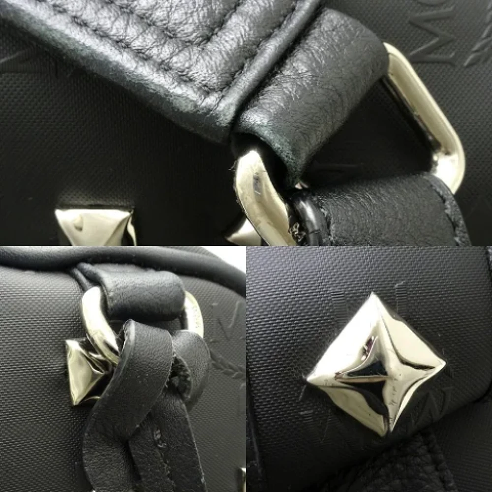 MCM Pre-owned Leather backpacks Black Heren