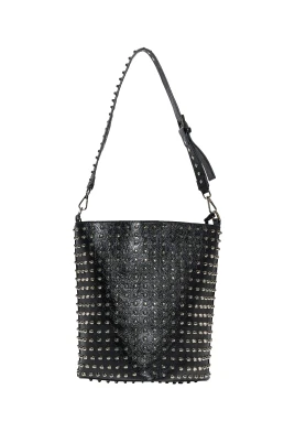 Bucket Bag med kedja och dekorativa detaljer