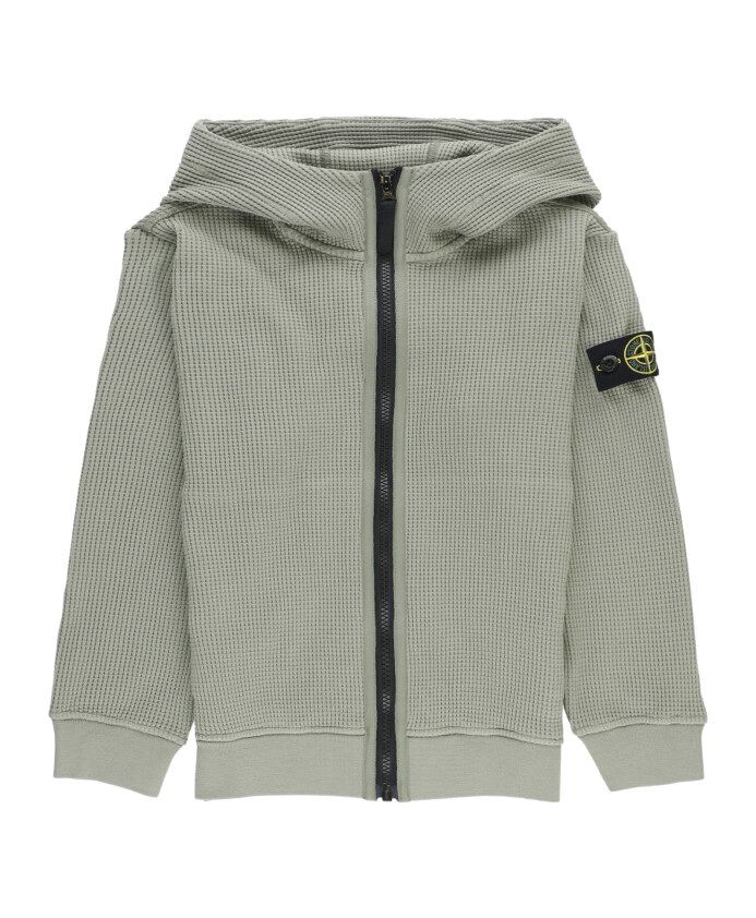 sweat-a-capuche-en-coton-vert