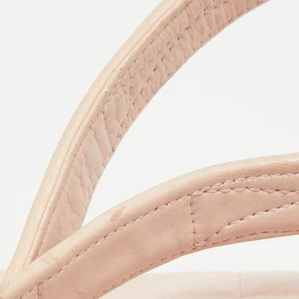 Dior Vintage Pre-owned Leather dior-bags Pink Dames