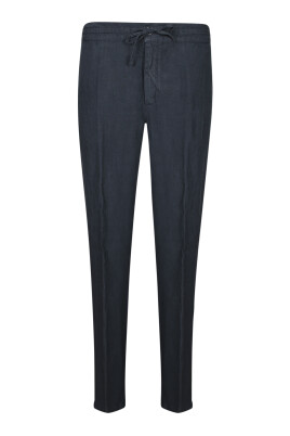 blue-linen-elastic-waist-trousers