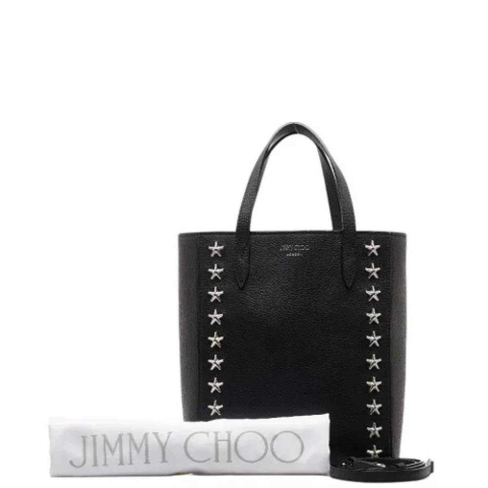 Jimmy Choo Pre-owned Fabric shoulder-bags Black Dames