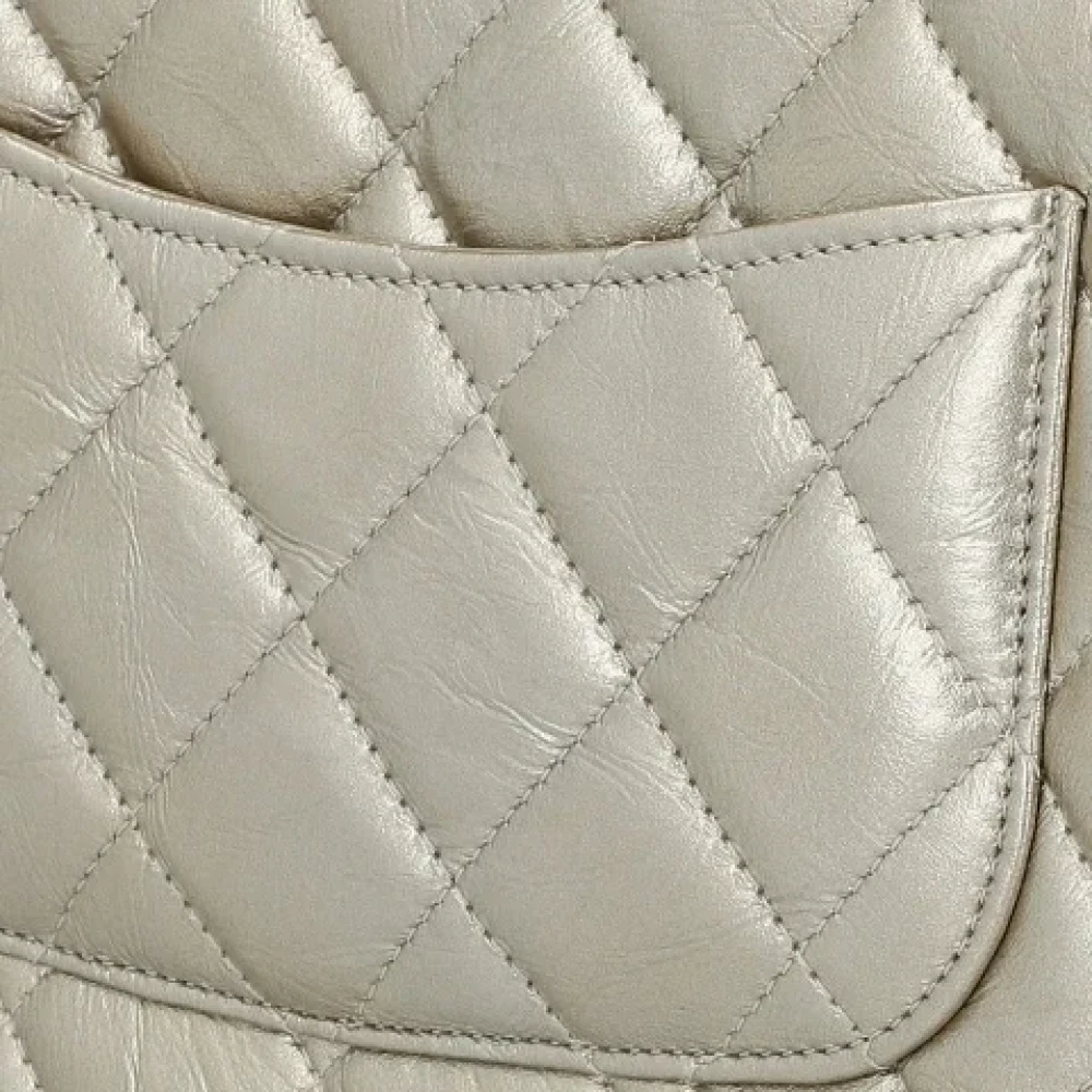 Chanel Vintage Pre-owned Leather wallets Beige Dames