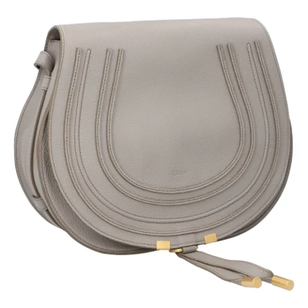 Chloé Leather handbags Gray Dames