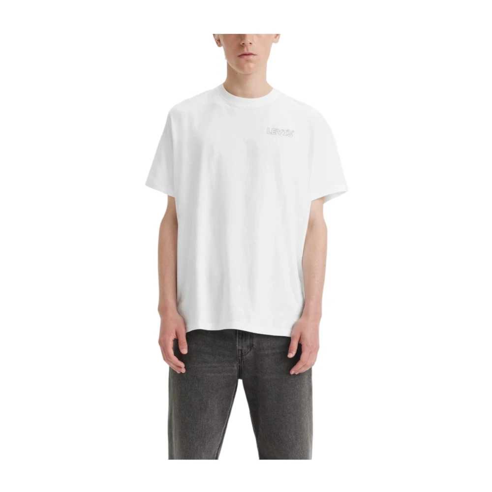 Levi's Men's White T-Shirts, Xl, Relaxed T-Shirt