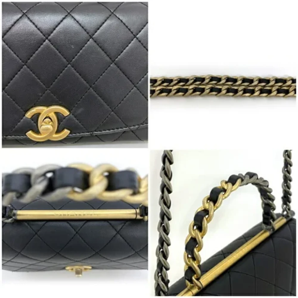 Chanel Vintage Pre-owned Fabric chanel-bags Black Dames