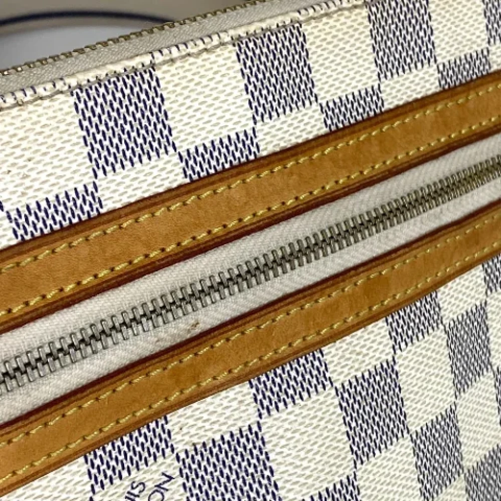 Louis Vuitton Vintage Pre-owned Cotton louis-vuitton-bags White Dames