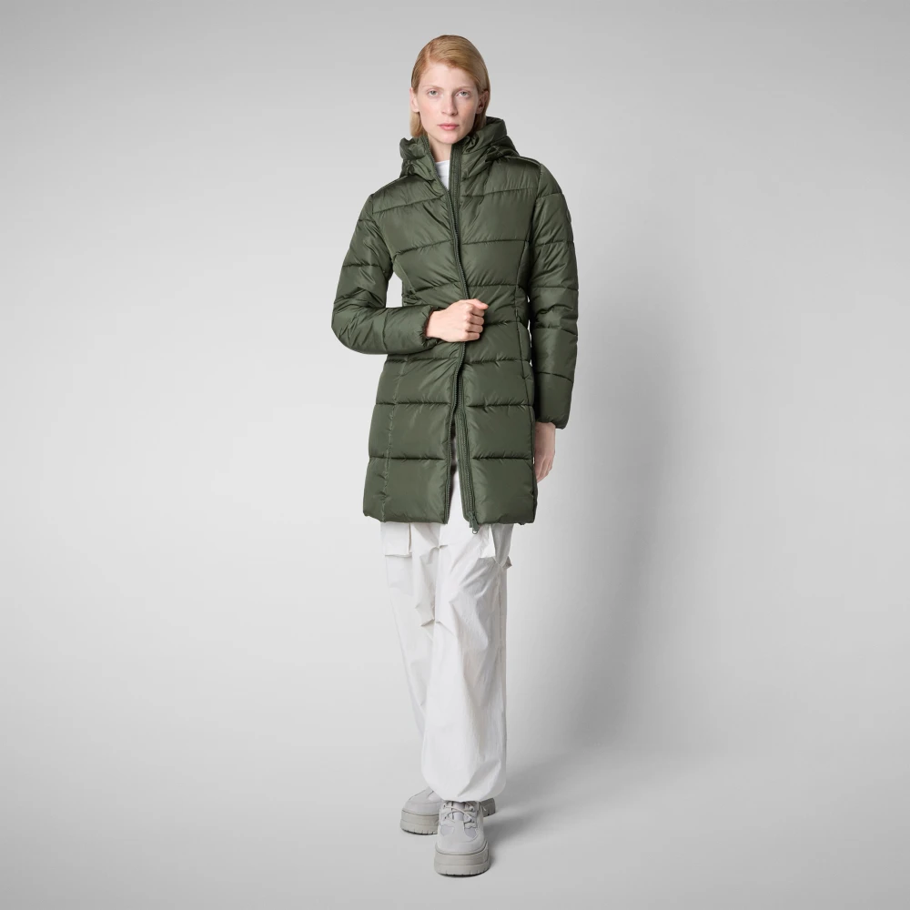 Save The Duck Dierenvrije Pufferjas Taylor Stijl Green Dames