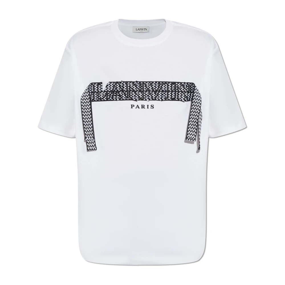 Lanvin Oversize T-shirt White, Herr