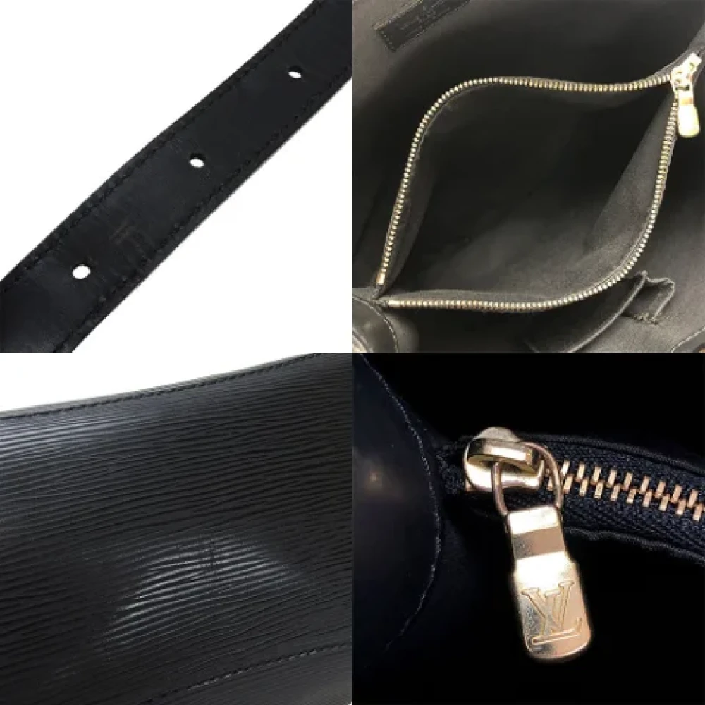 Louis Vuitton Vintage Pre-owned Leather louis-vuitton-bags Black Dames