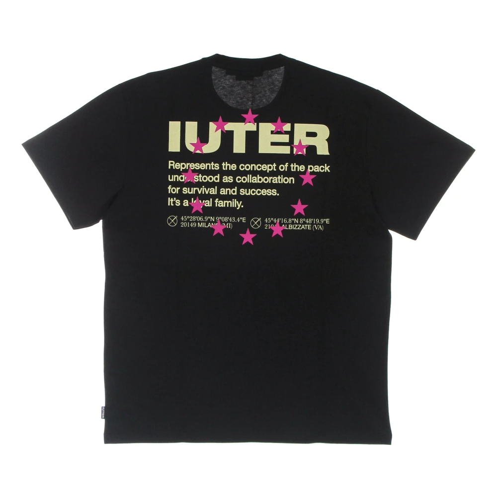 Iuter Men's Black T-Shirts, Xl, Short Sleeve Crew Neck Tee