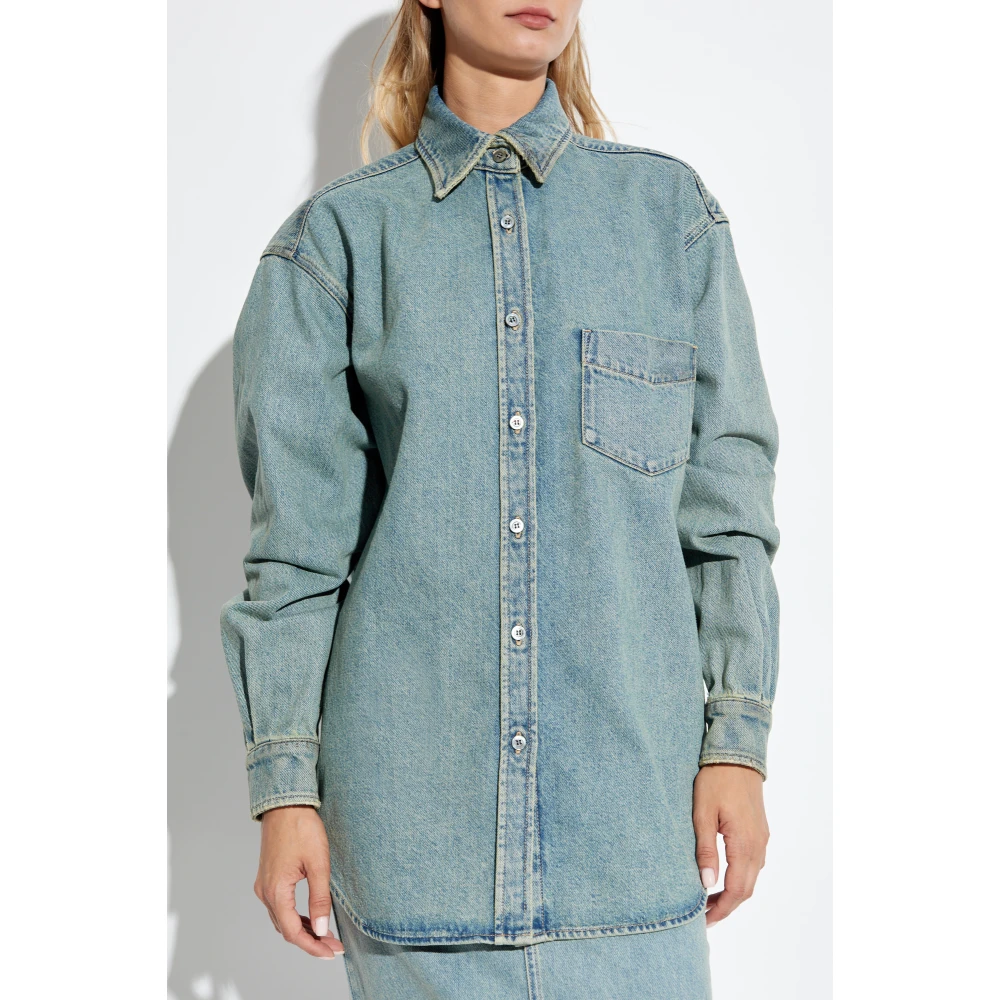 Moschino Denim overhemd Blue Dames
