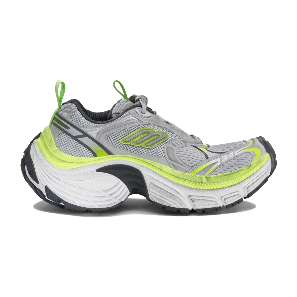 Balenciaga Zilveren Sneakers voor Moderne Levensstijl Heren Schoenen Veelkleurig Multicolor